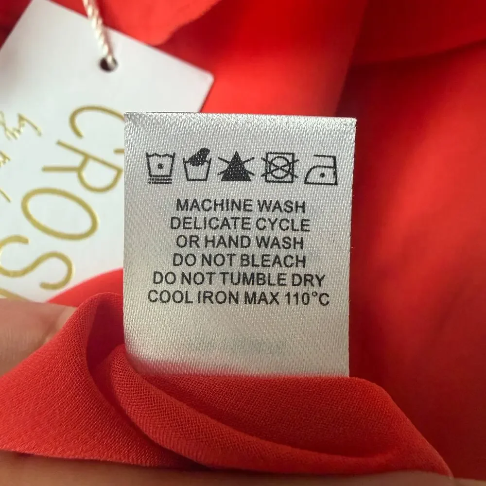 CROSBY by Mollie Burch Virginia Ruffle Tank in Salsa Red NWT Size S - Picture 7 of 7
